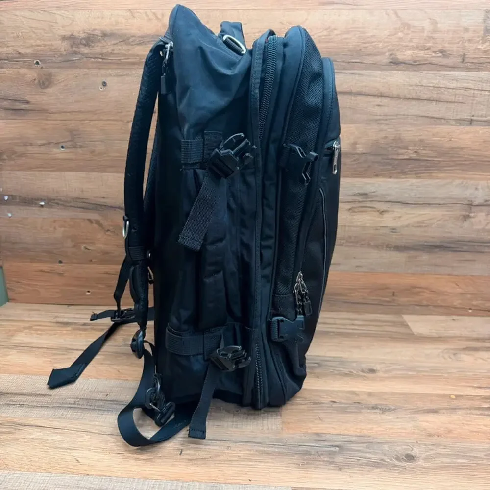 eBags Mother Lode Travel Suitcase Convertible Backpack Full Black
